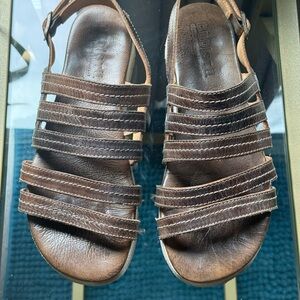 Bed Stü brown leather Sandals